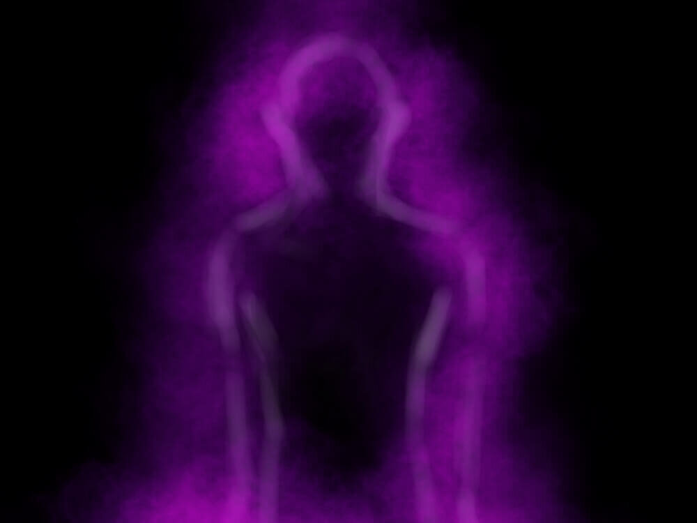 紫のオーラのイメージ画像