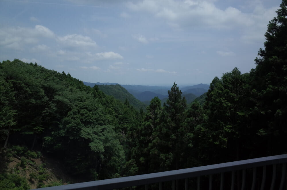 正丸峠から見た景色の写真