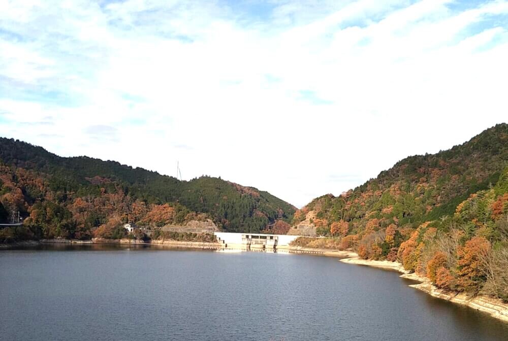 滝畑ダム全景の写真